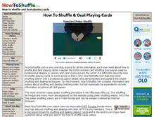 Tablet Screenshot of howtoshuffle.com